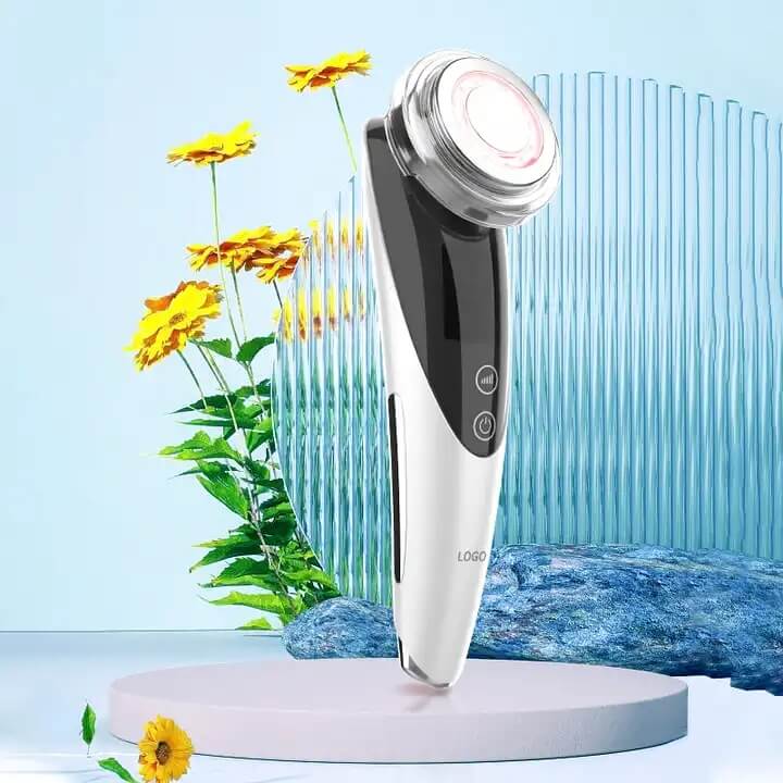 SKB-1809 4 in 1 home use galvanic ion pores cleansing face lifting LED photon eye care massager
