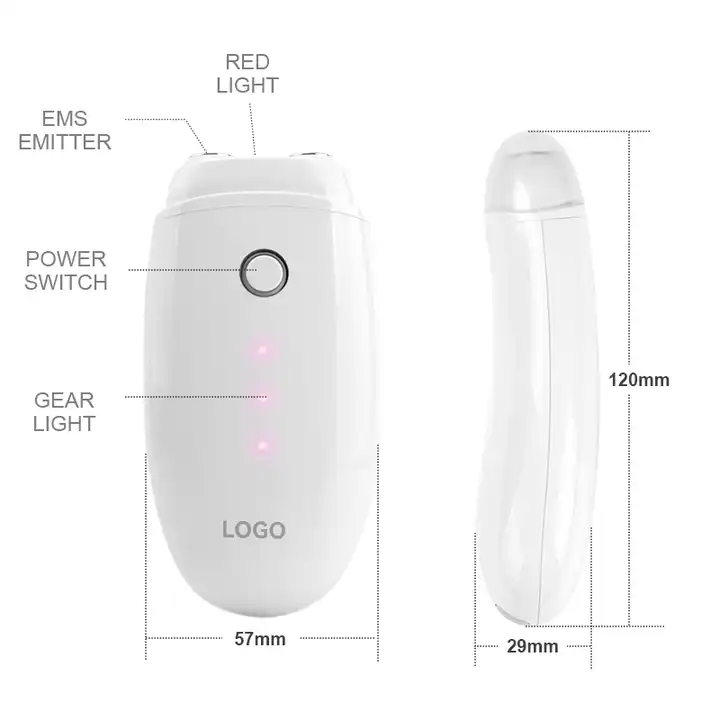 SKB-1405 Portable Led Light Therapy Skin Slimming Tightening Ems Face Beauty Massager